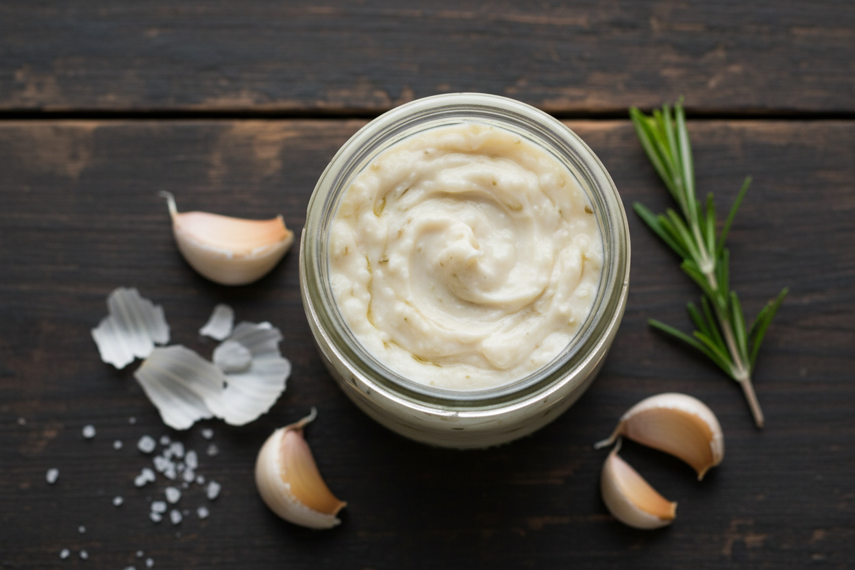 Pasta de Alho Caseira