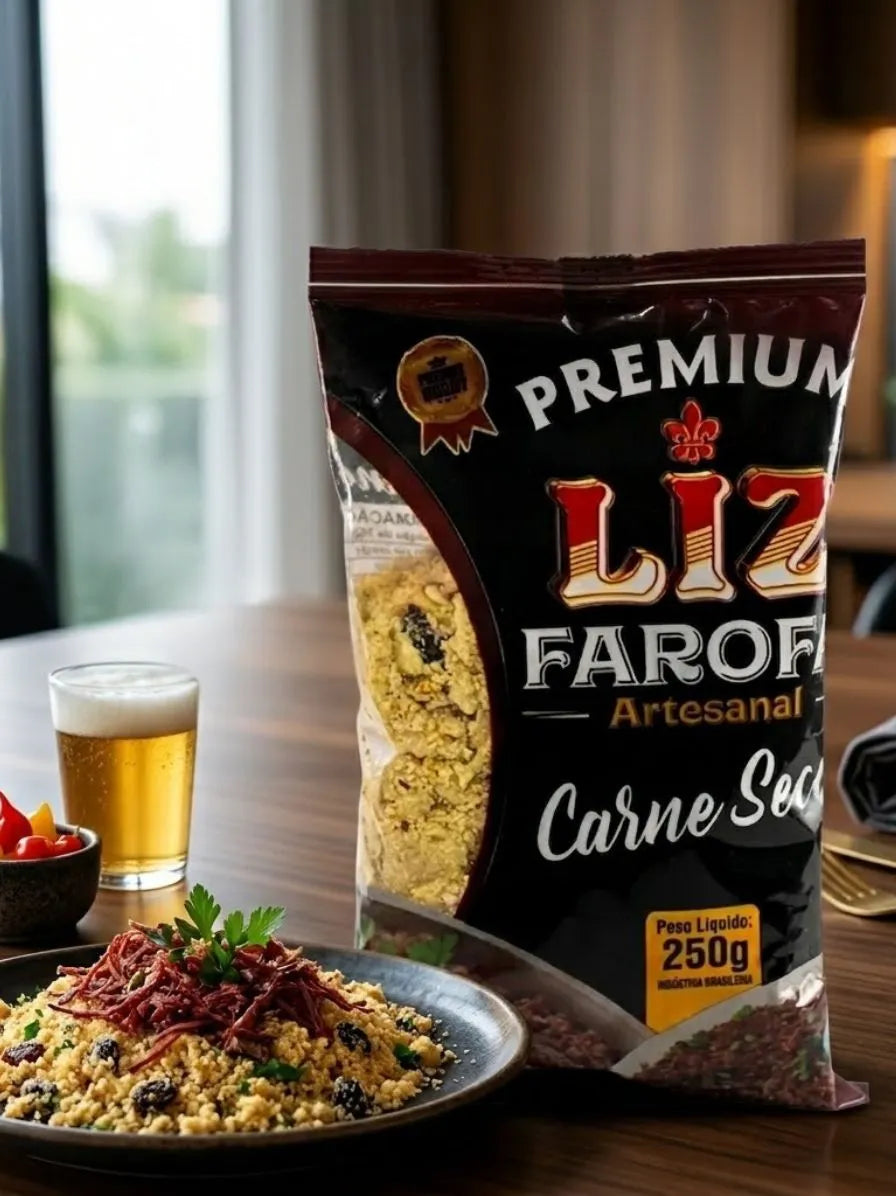 Farofa Artesanal sabor Carne Seca | 250g