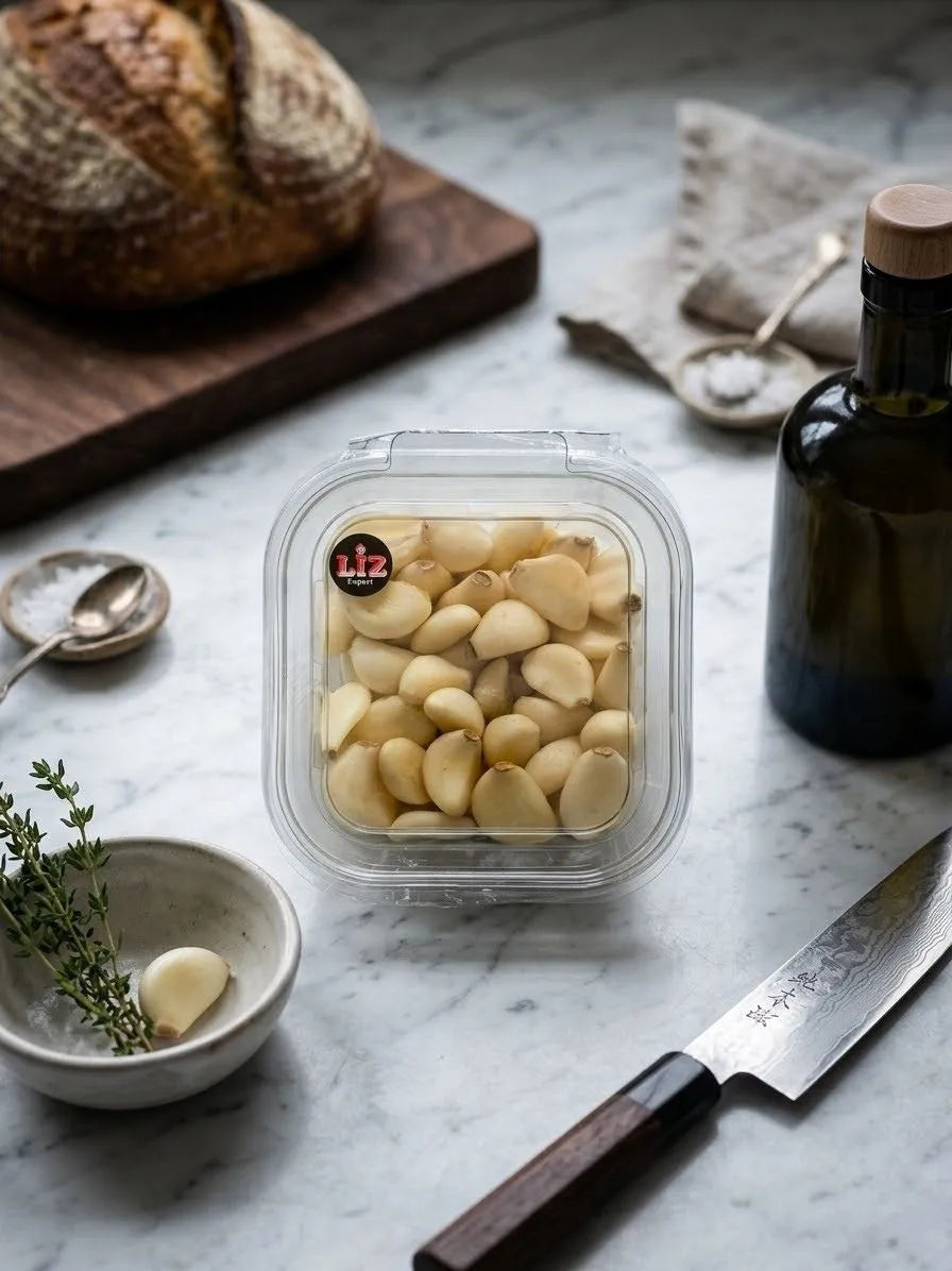 Alho Descascado Pote | 200g (Refrigerado)
