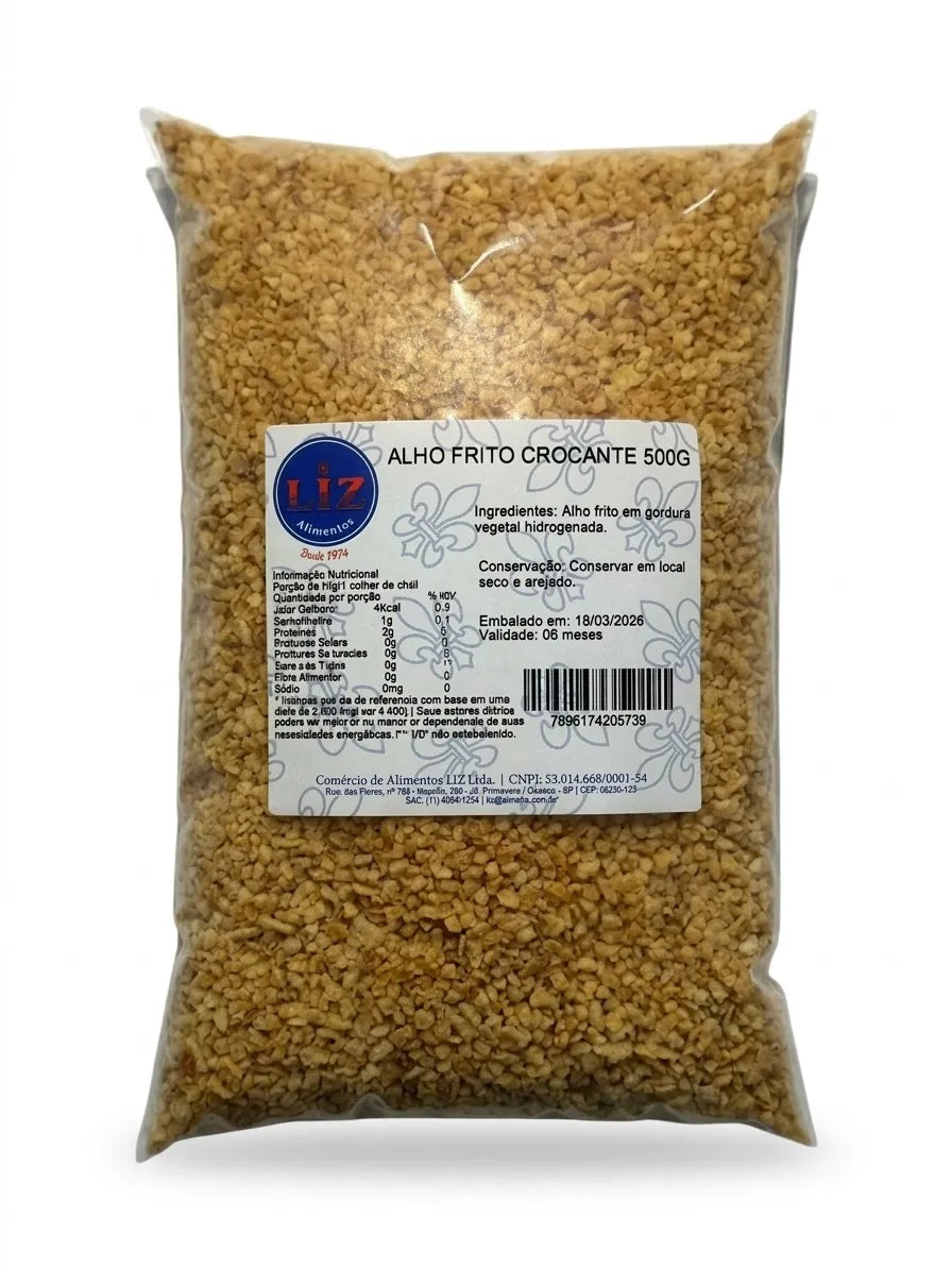 Alho Frito Crocante | 500g