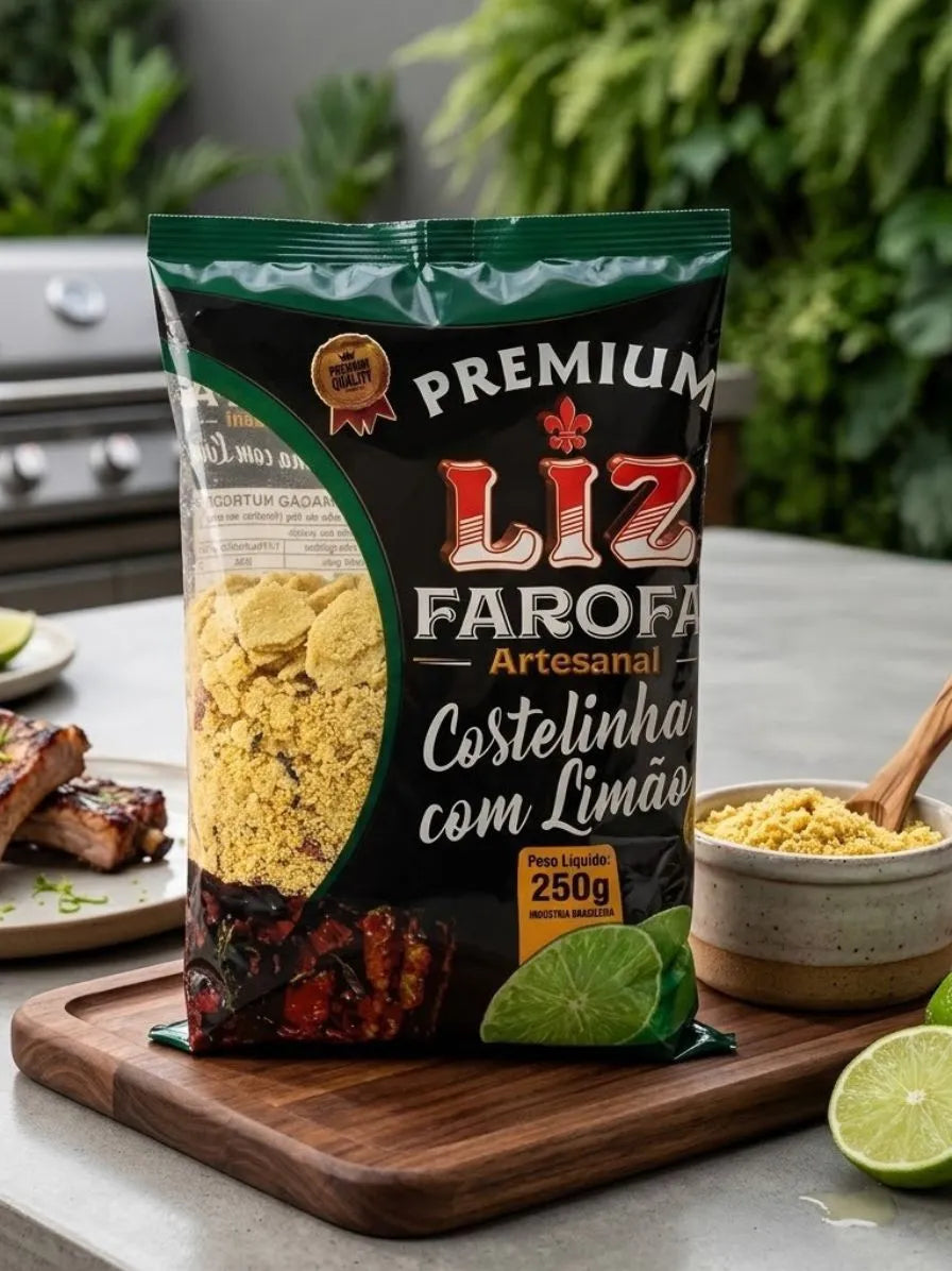 Farofa Artesanal sabor Costelinha com Limão | 250g