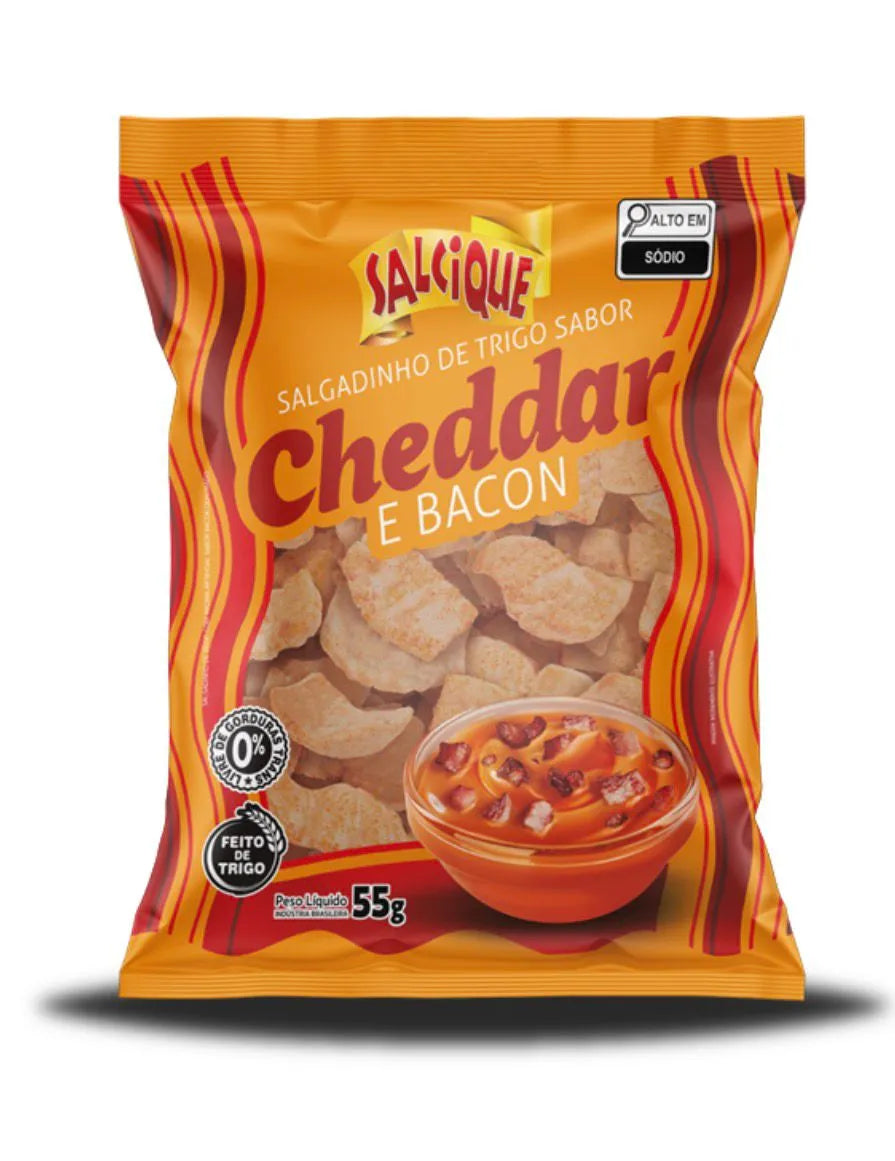 Salgadinho Cheddar e Bacon | 55g